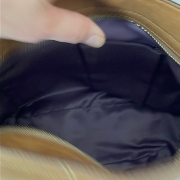 Coach Tan Leather Hobo Shoulder Bag - Picture 11 of 16